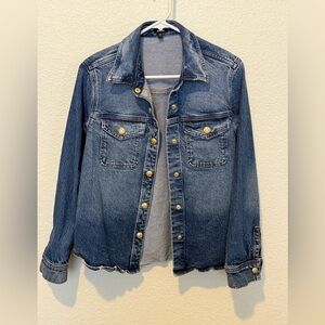 Express Classic Blue Denim Top
